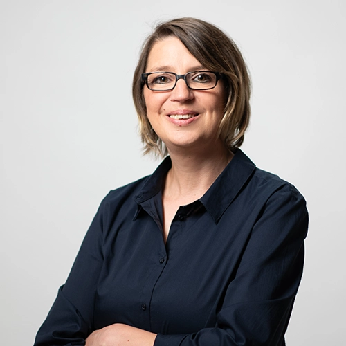 Sandra Krämer, glückliche Kundenmanagerin